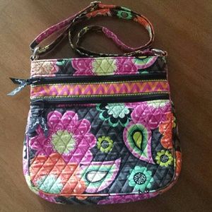 Vera Bradley Triple Zip Hipster Large